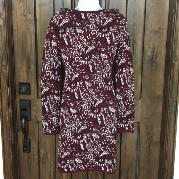 Willow & Clay Paisley Sweater Dress S - Picture 3 of 5